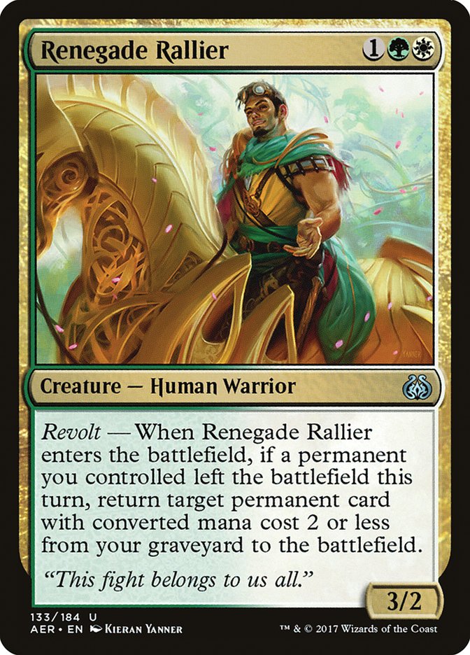Renegade Rallier (Aether Revolt #133)