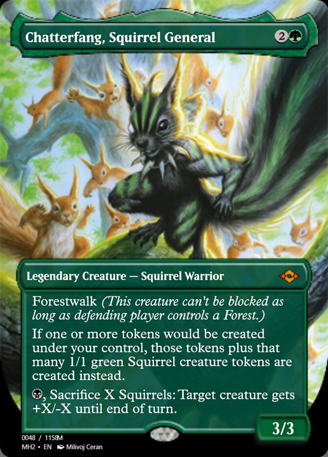 Chatterfang, Squirrel General (Magic Online Promos #91297)