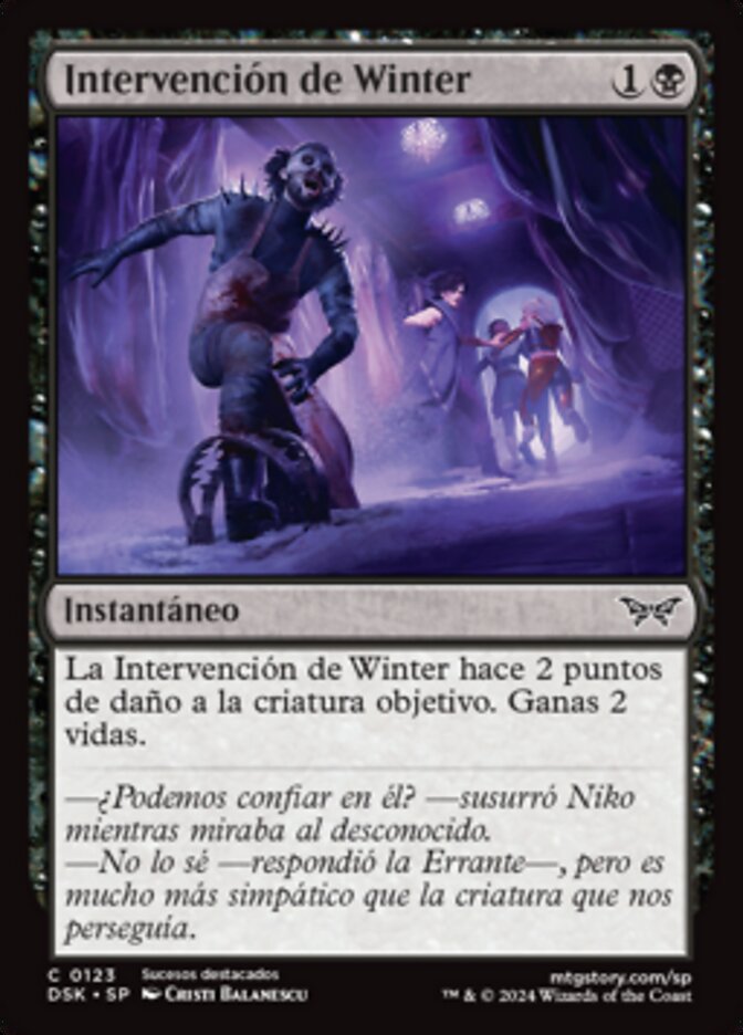 Intervención de Winter