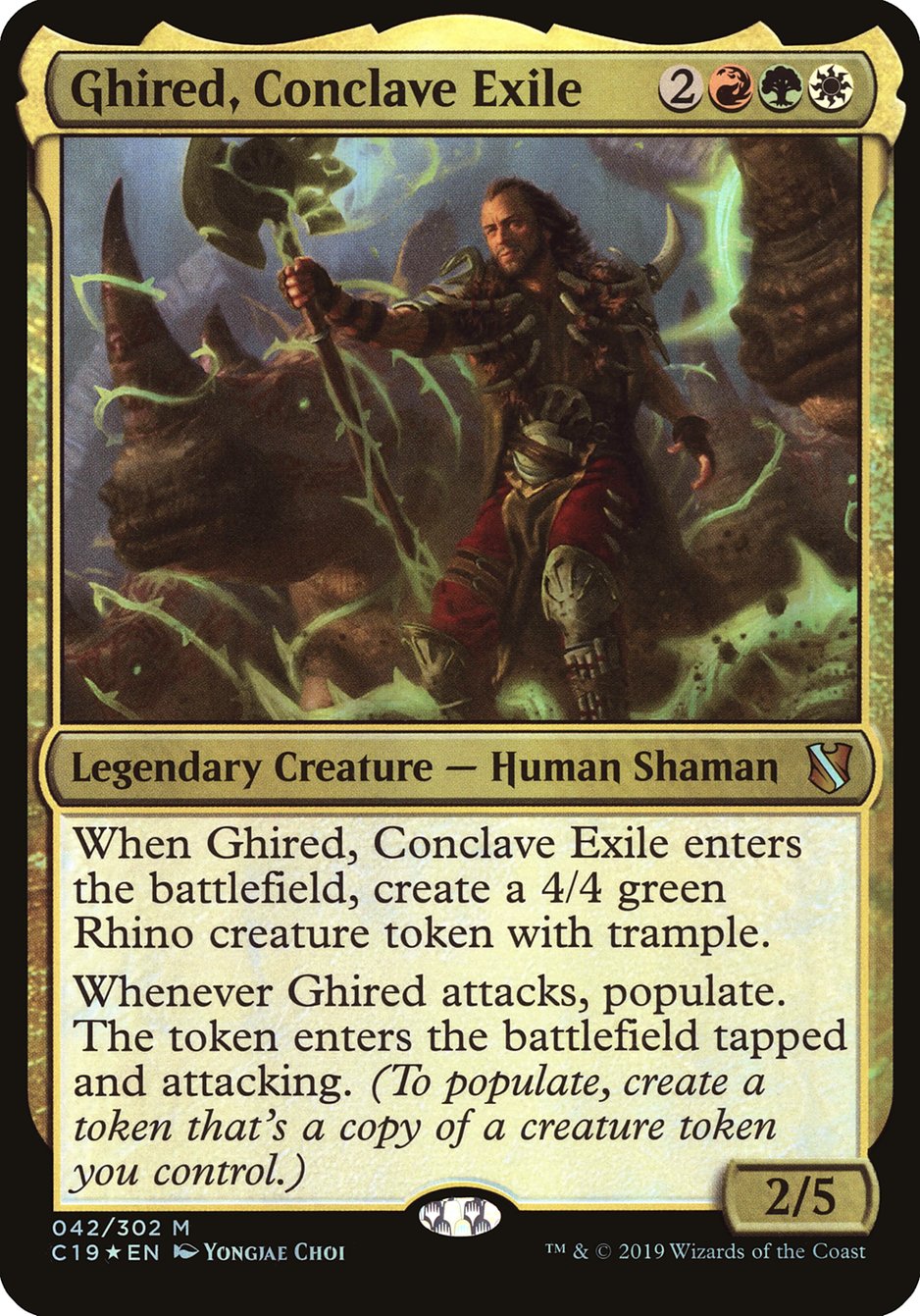 Ghired, Conclave Exile (Commander 2019 Oversized #42)
