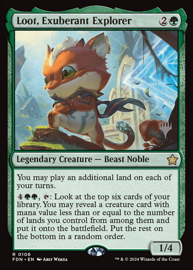 Loot, Exuberant Explorer (Foundations Promos #106p)