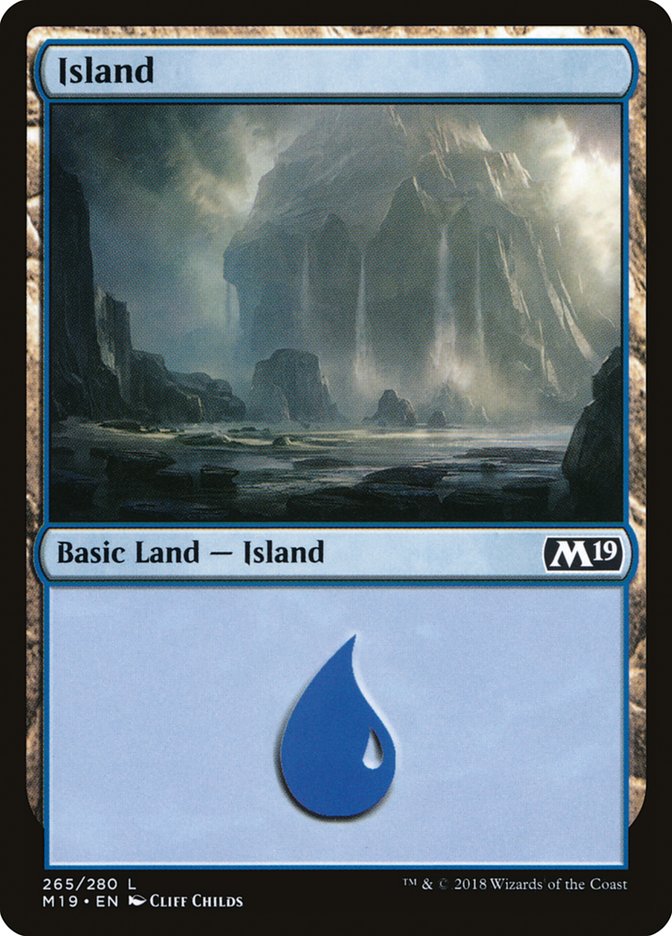 Island (Core Set 2019 #265)