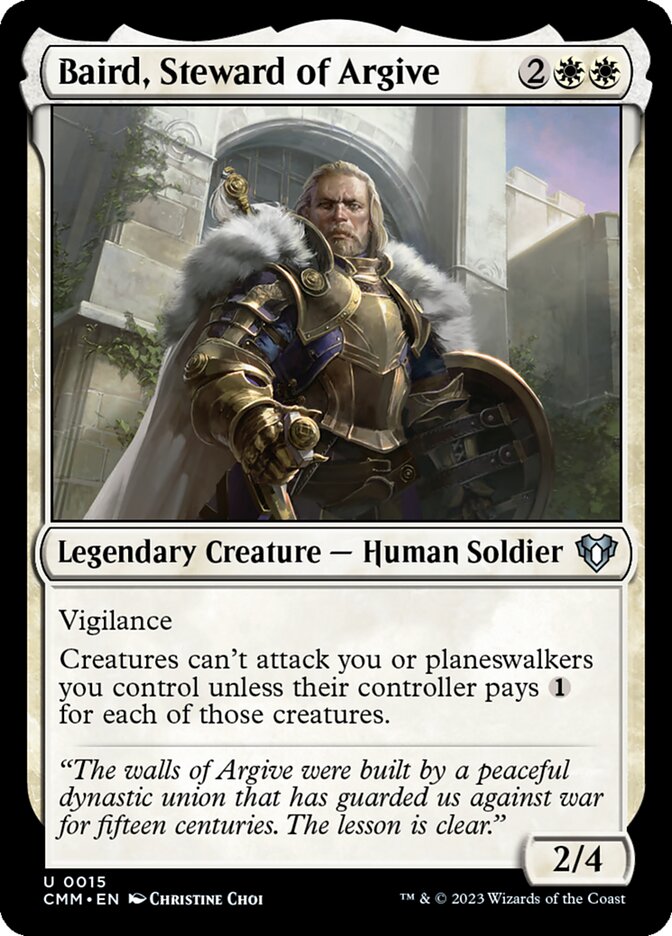 Baird, Steward of Argive (Commander Masters #15)