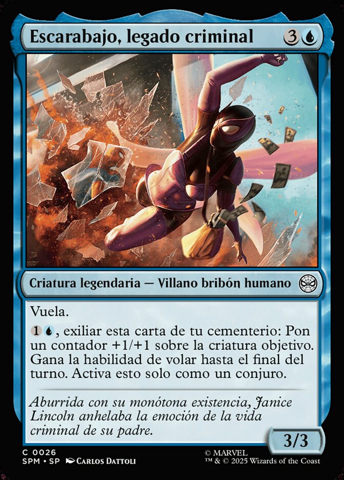 Escarabajo, legado criminal