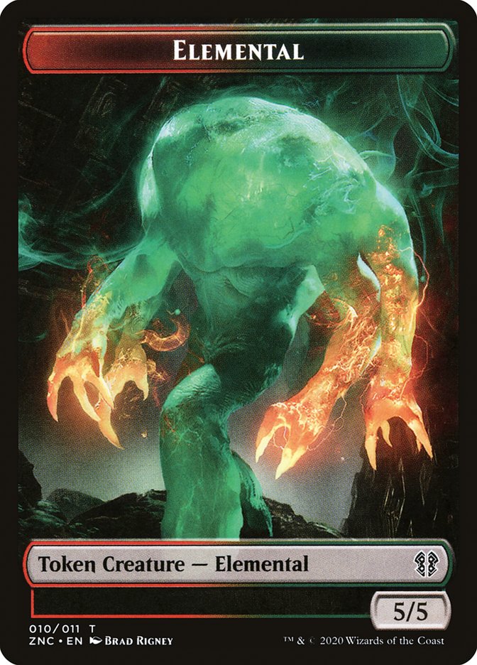 Elemental (Zendikar Rising Commander Tokens #10)