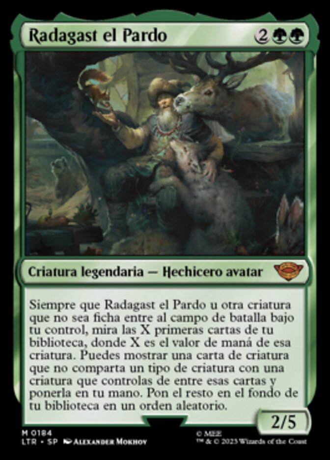 Radagast el Pardo (The Lord of the Rings: Tales of Middle-earth) Magic: The Gathering