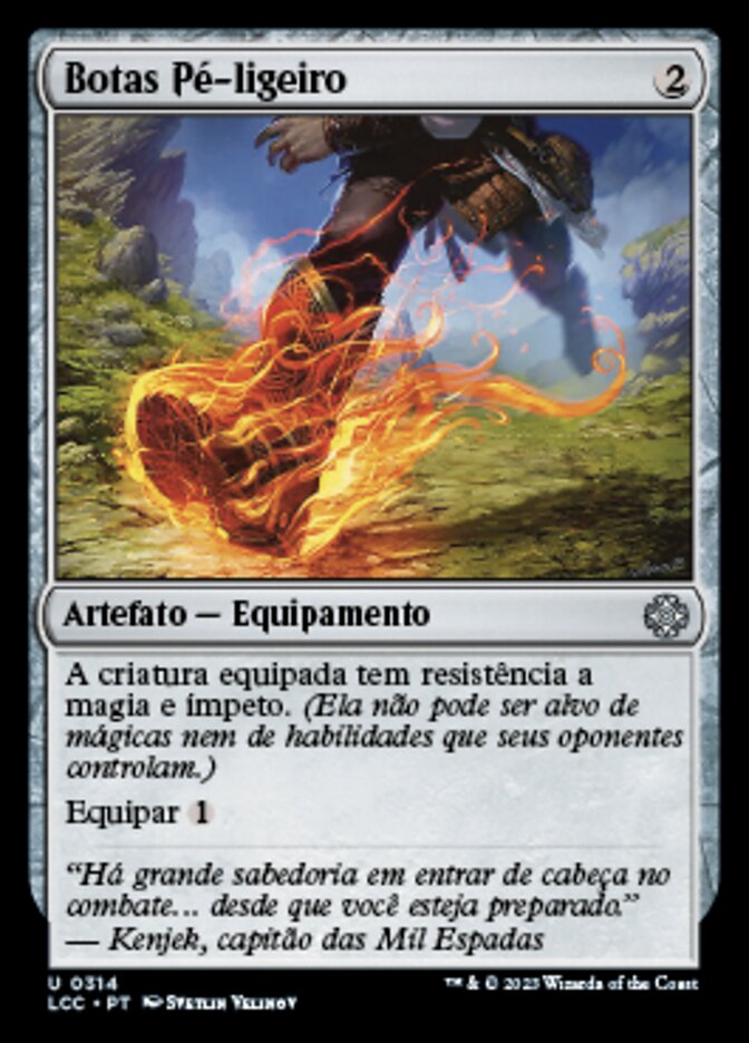 Swiftfoot Boots (The Lost Caverns of Ixalan Commander #314)