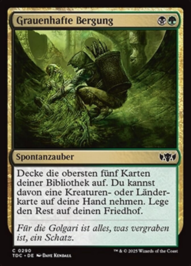 Grauenhafte Bergung