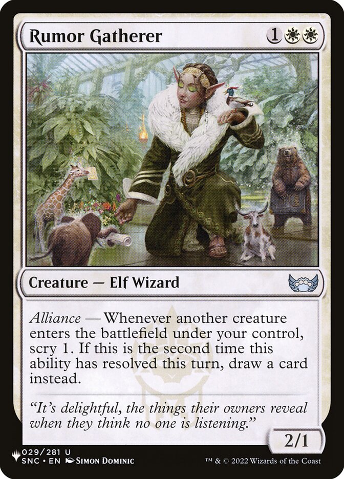 Rumor Gatherer (The List #SNC-29)