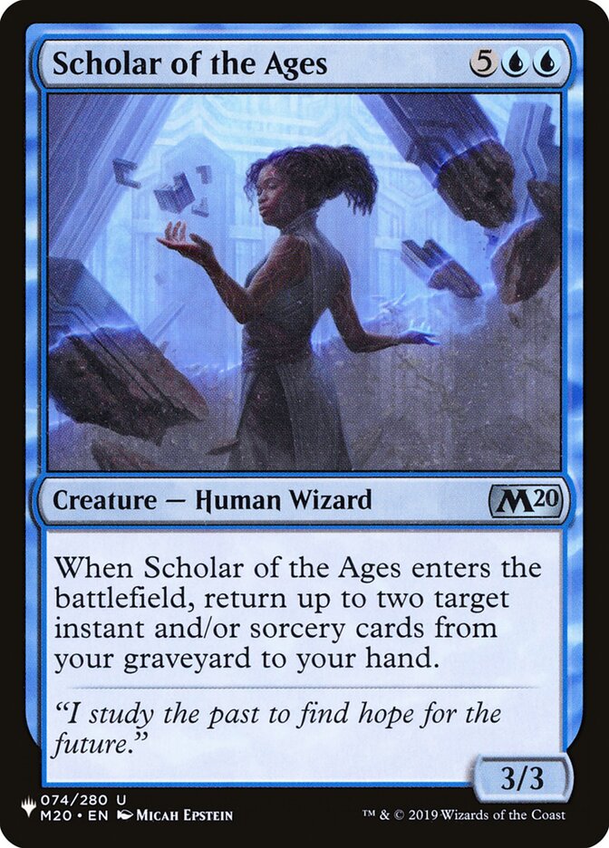 Scholar of the Ages (The List #M20-74)