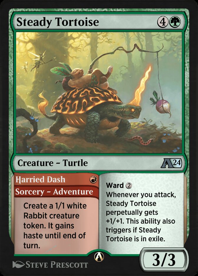 Steady Tortoise // Harried Dash (Alchemy: Wilds of Eldraine #25)