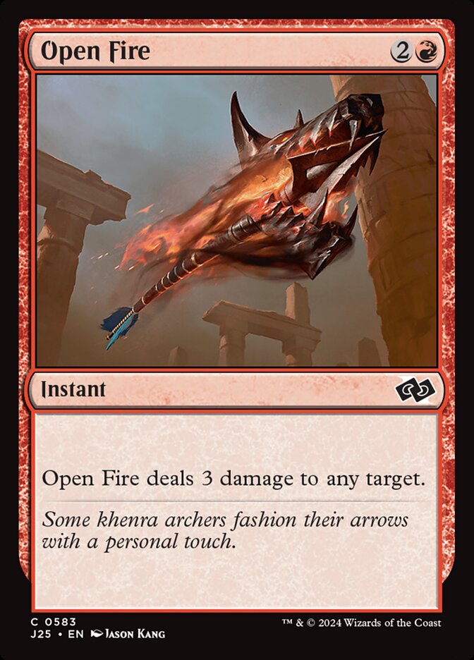 Open Fire (Foundations Jumpstart #583)