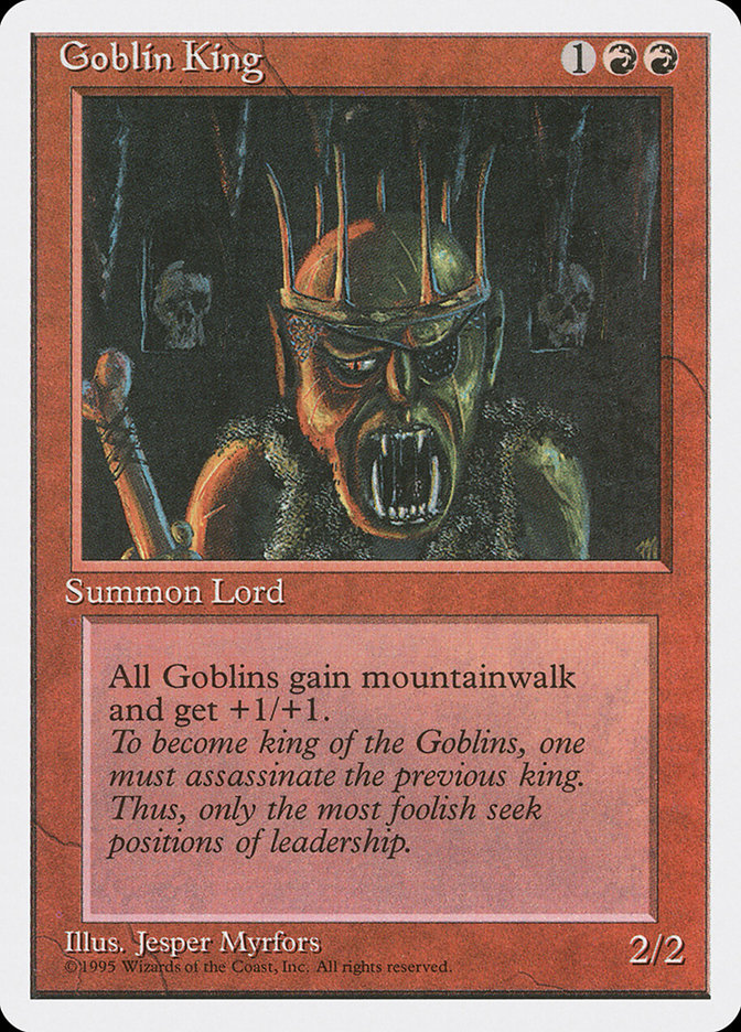 Goblin King (Fourth Edition #198)