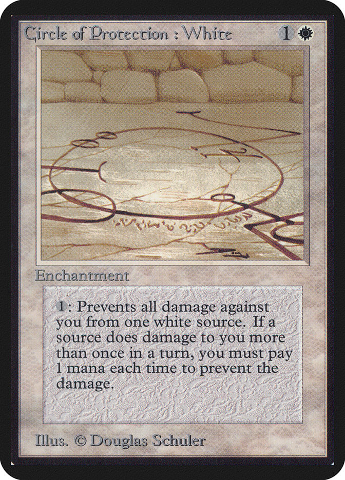 Circle of Protection: White (Limited Edition Alpha #13)
