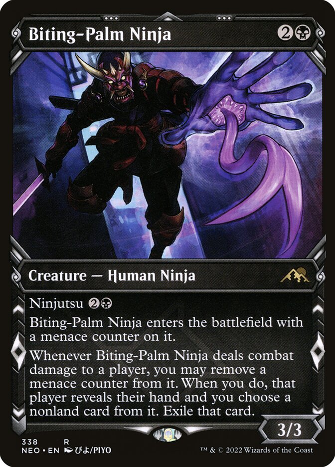 Biting-Palm Ninja (Kamigawa: Neon Dynasty #338)