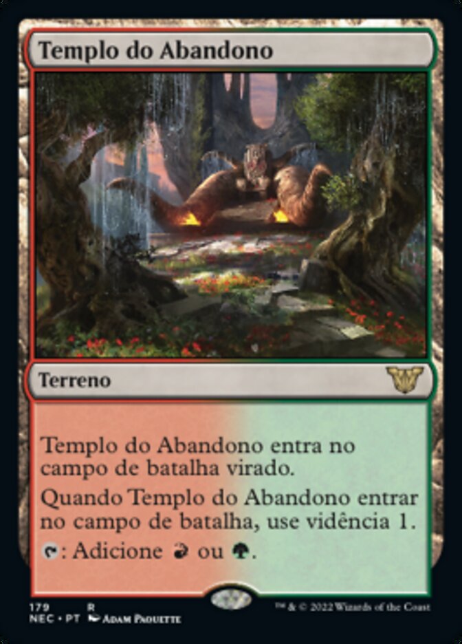 Temple of Abandon (Neon Dynasty Commander #179)