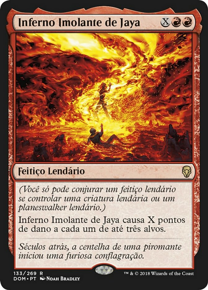 Jaya's Immolating Inferno (Dominaria #133)