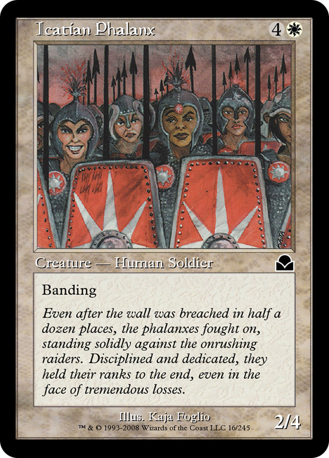 Icatian Phalanx (Masters Edition II #16)