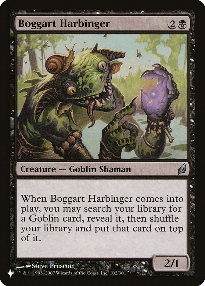 Boggart Harbinger (The List #LRW-102)