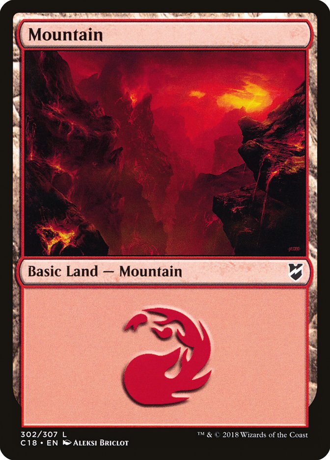 Mountain (Commander 2018 #302)