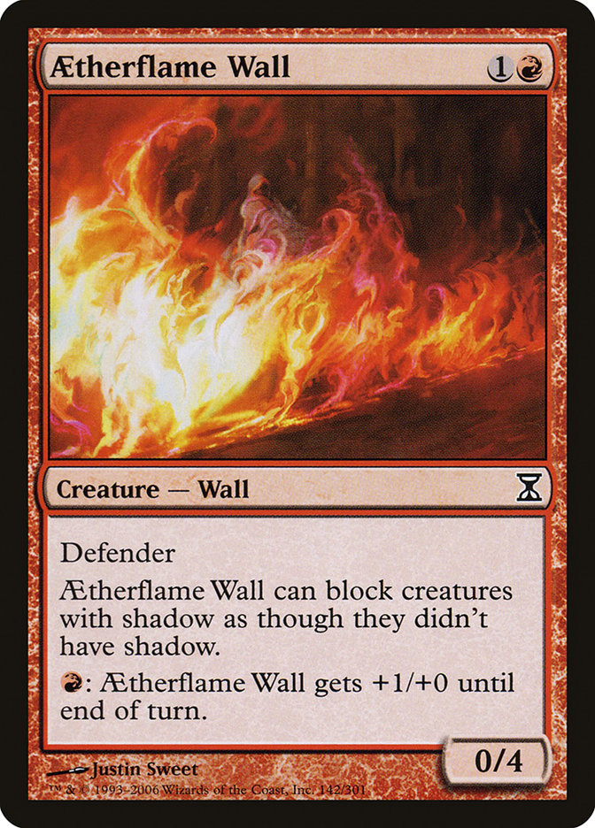 Aetherflame Wall (Time Spiral #142)