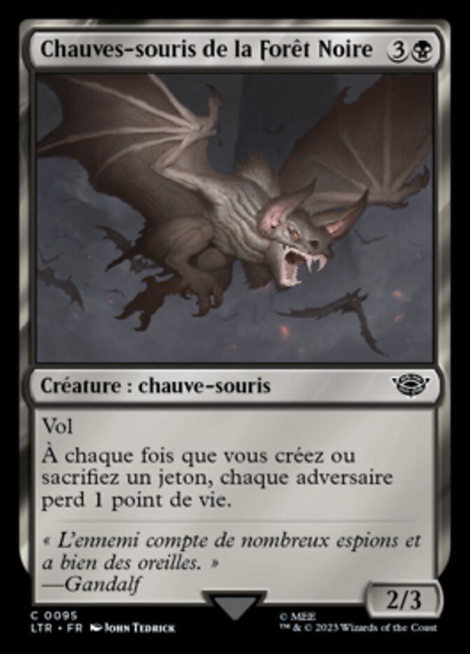 Chauves-souris de la Forêt Noire