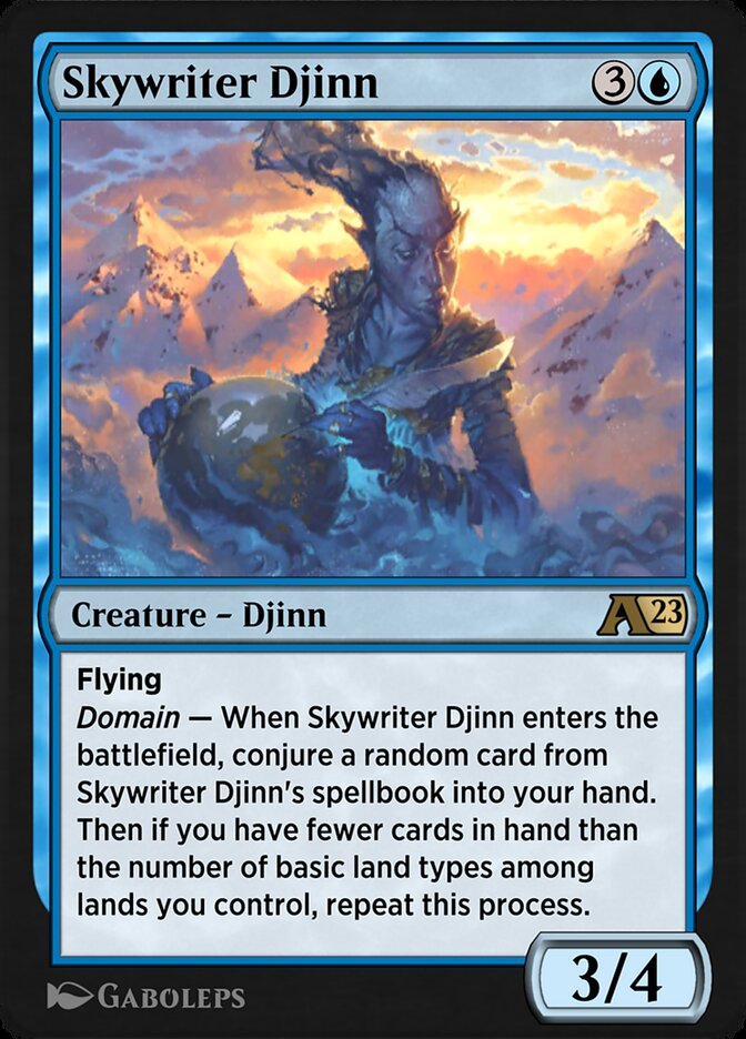 Skywriter Djinn (Alchemy: Dominaria #5)