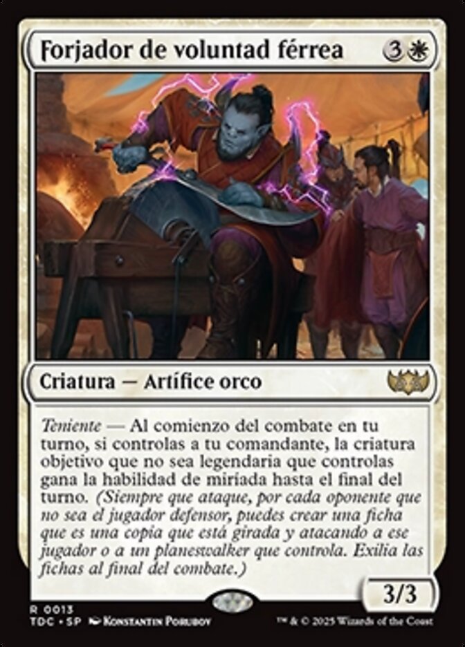 Forjador de voluntad férrea