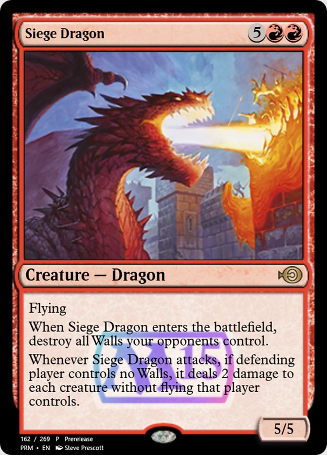 Siege Dragon (Magic Online Promos #53834)