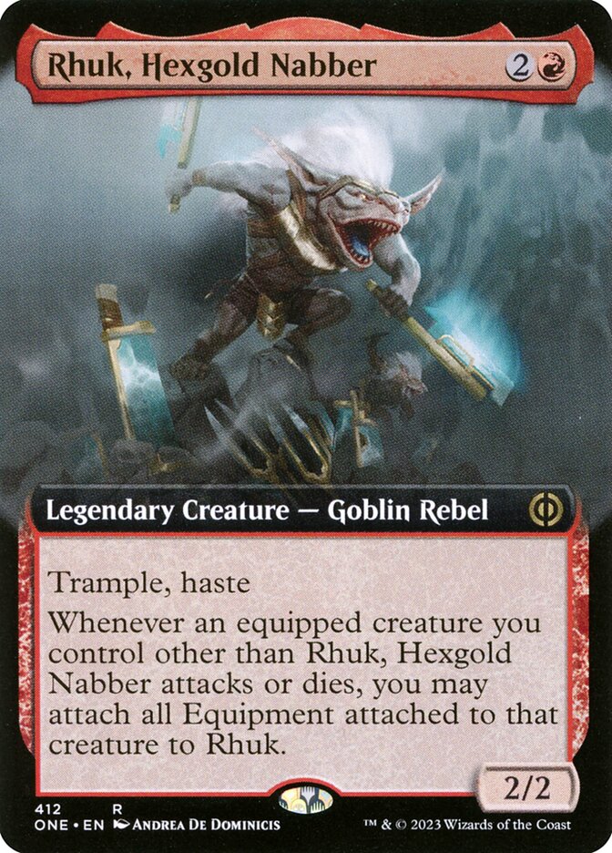 Rhuk, Hexgold Nabber (Phyrexia: All Will Be One #412)