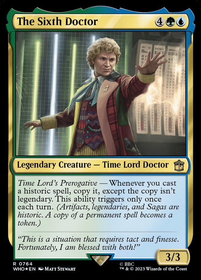 The Sixth Doctor (Doctor Who #764)