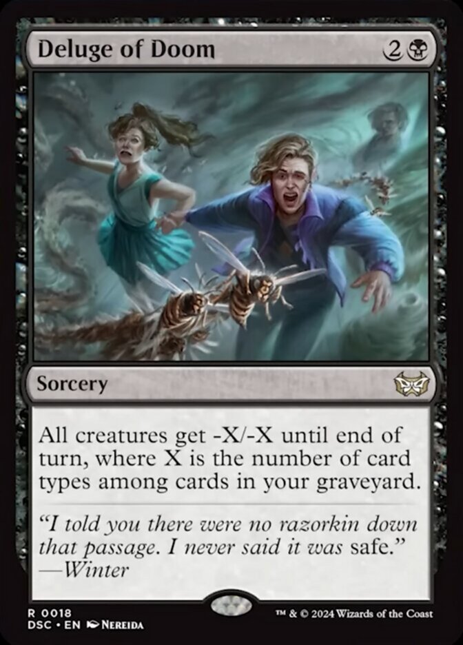 MTG Duskmourn – Death Toll Full Deck Reveal