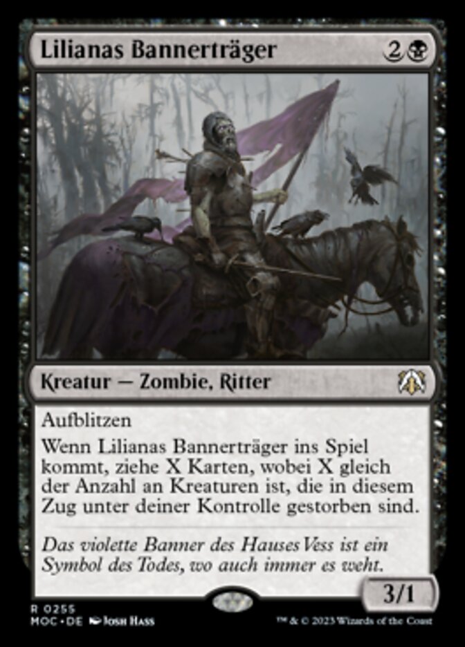 Liliana's Standard Bearer (March of the Machine Commander #255)