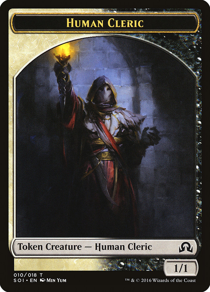 Human Cleric (Shadows over Innistrad Tokens #10)