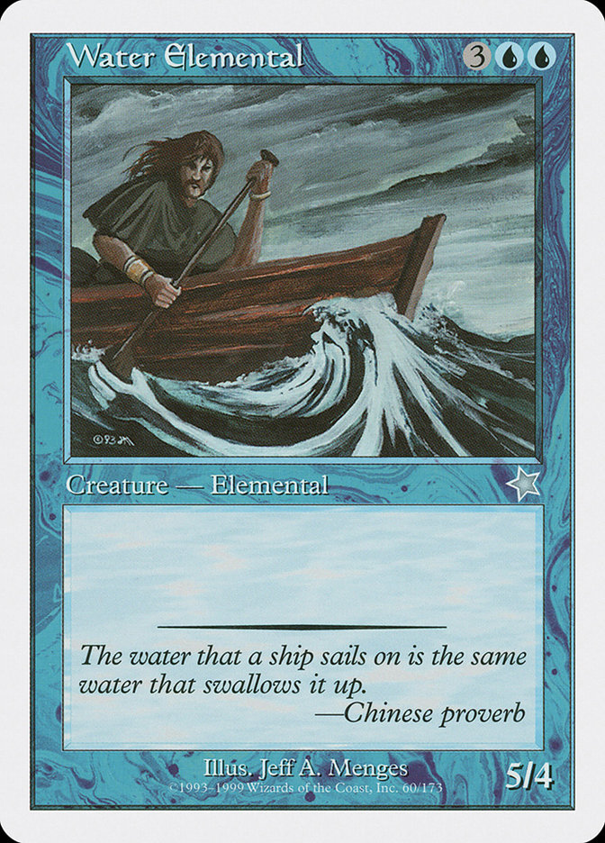 Water Elemental (Starter 1999 #60)