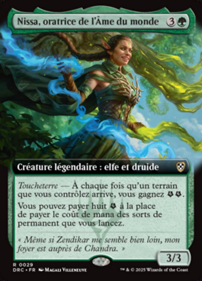 Nissa, oratrice de l'Âme du monde