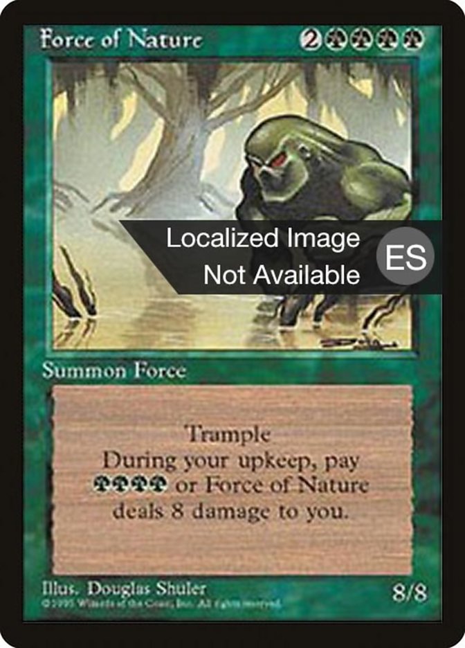 Force of Nature (Fourth Edition Foreign Black Border #245)