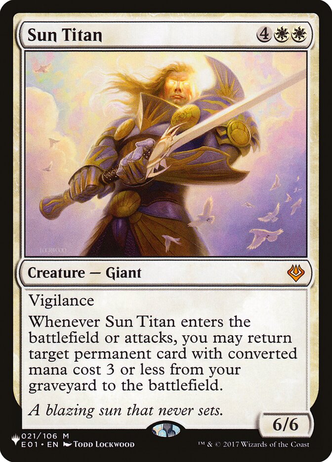 Sun Titan (The List #E01-21)