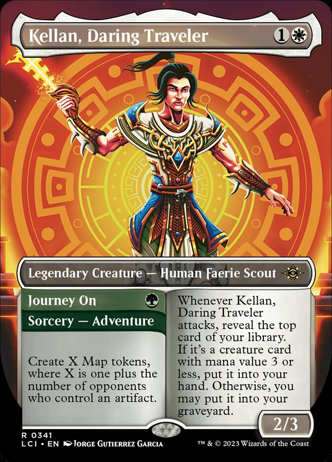 Kellan, Daring Traveler // Journey On (The Lost Caverns of Ixalan #341)