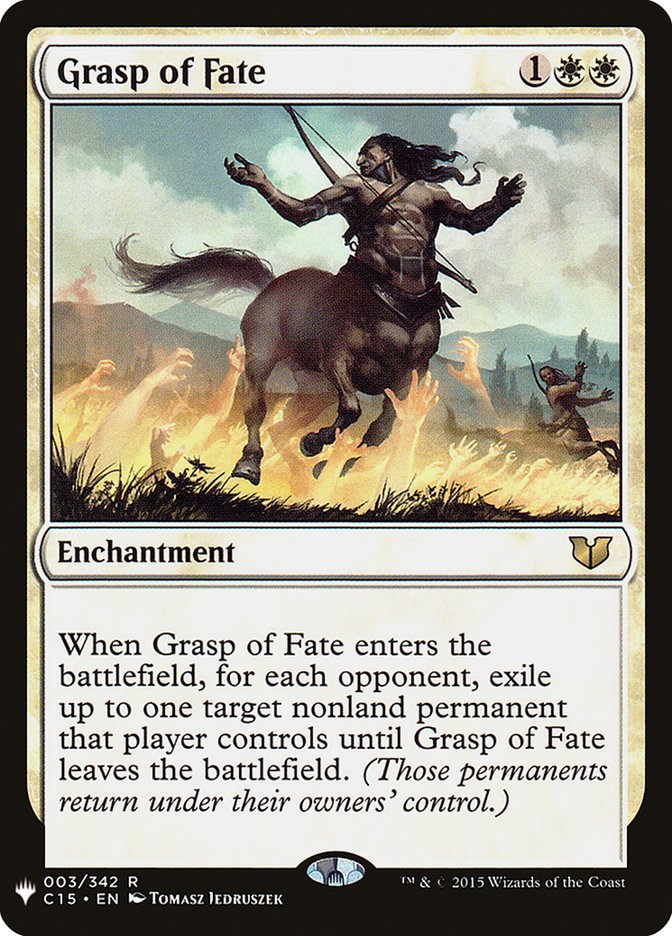 Grasp of Fate (The List #C15-3)
