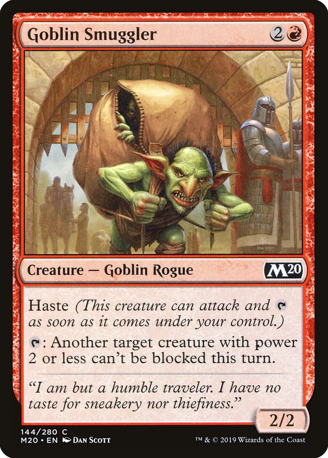 Goblin Smuggler (Core Set 2020 #144)