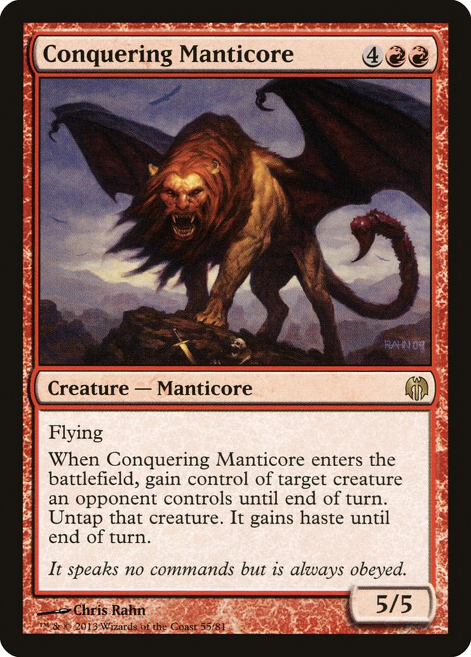 Conquering Manticore (Duel Decks: Heroes vs. Monsters #55)