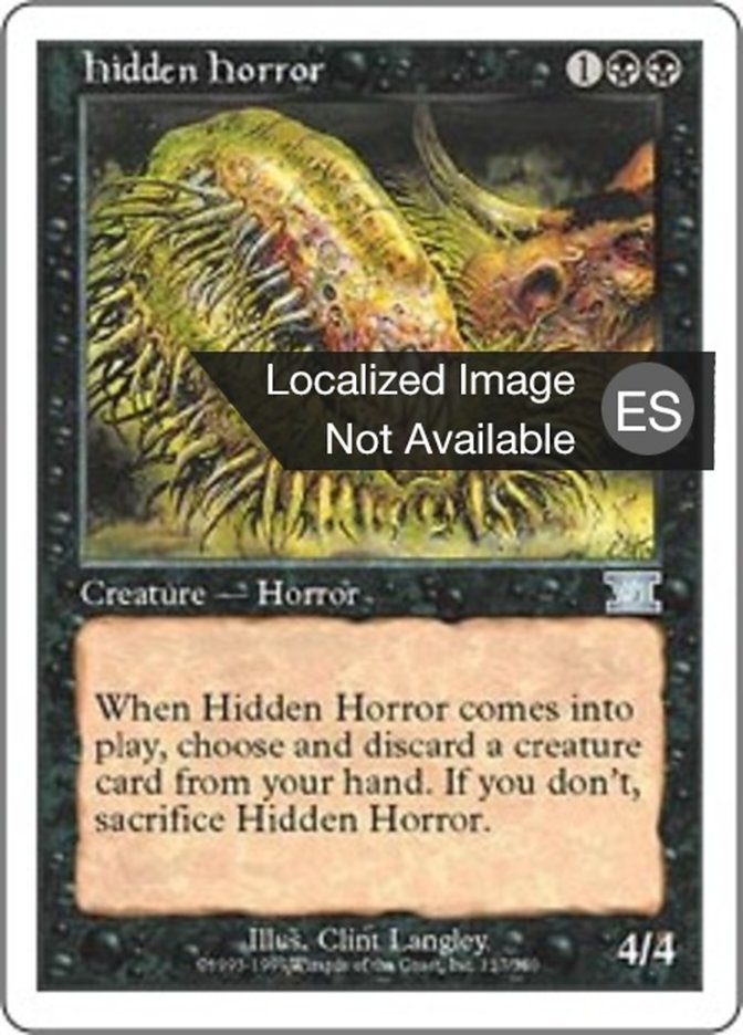 Hidden Horror (Classic Sixth Edition #137)