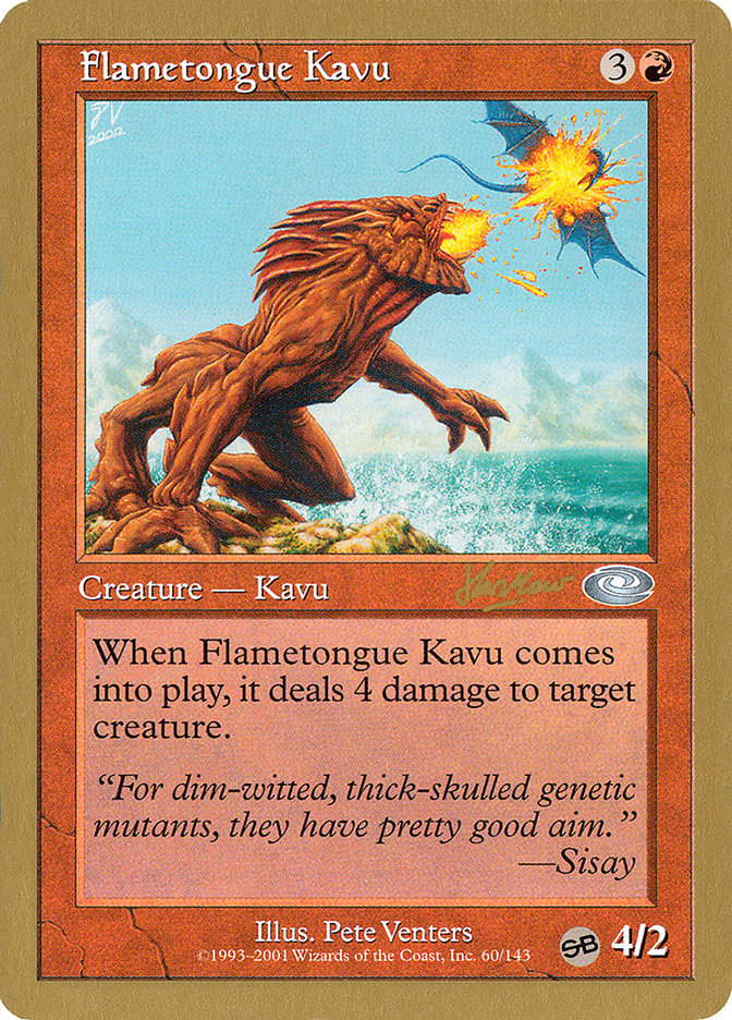 Flametongue Kavu (World Championship Decks 2002 #shh60sb)