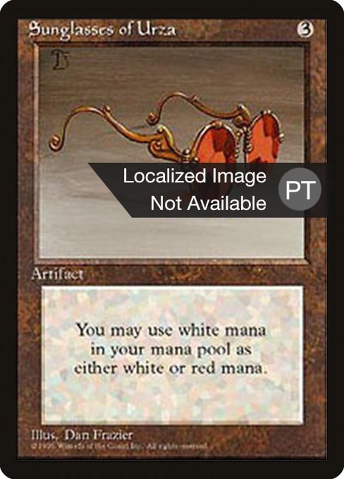 Sunglasses of Urza (Fourth Edition Foreign Black Border #347)