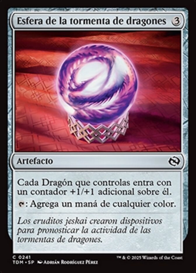 Esfera de la tormenta de dragones