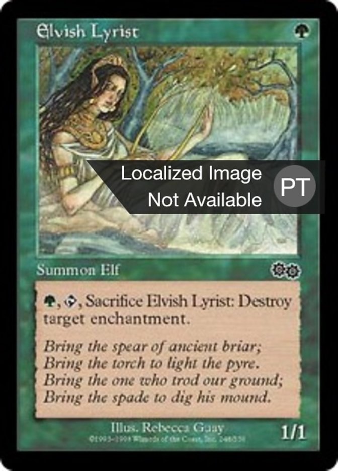 Elvish Lyrist (Urza's Saga #248)