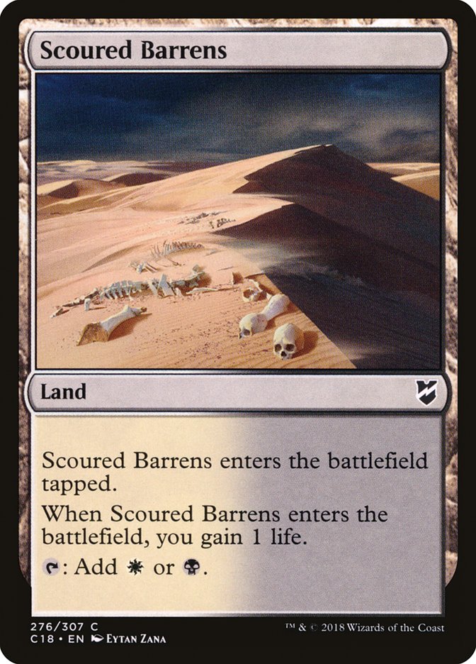 Scoured Barrens (Commander 2018 #276)