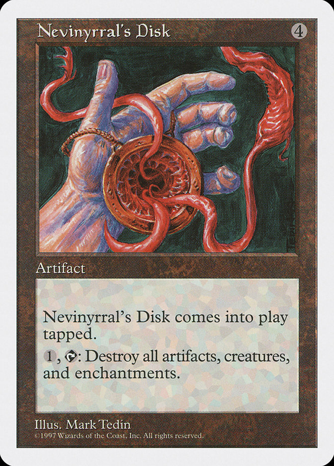 Nevinyrral's Disk (Fifth Edition #391)