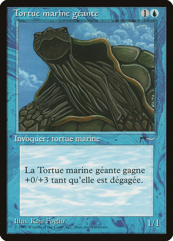 Tortue marine géante